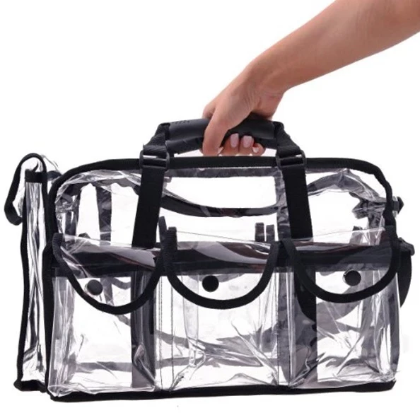 Bossa organitzadora de maquillatge transparent