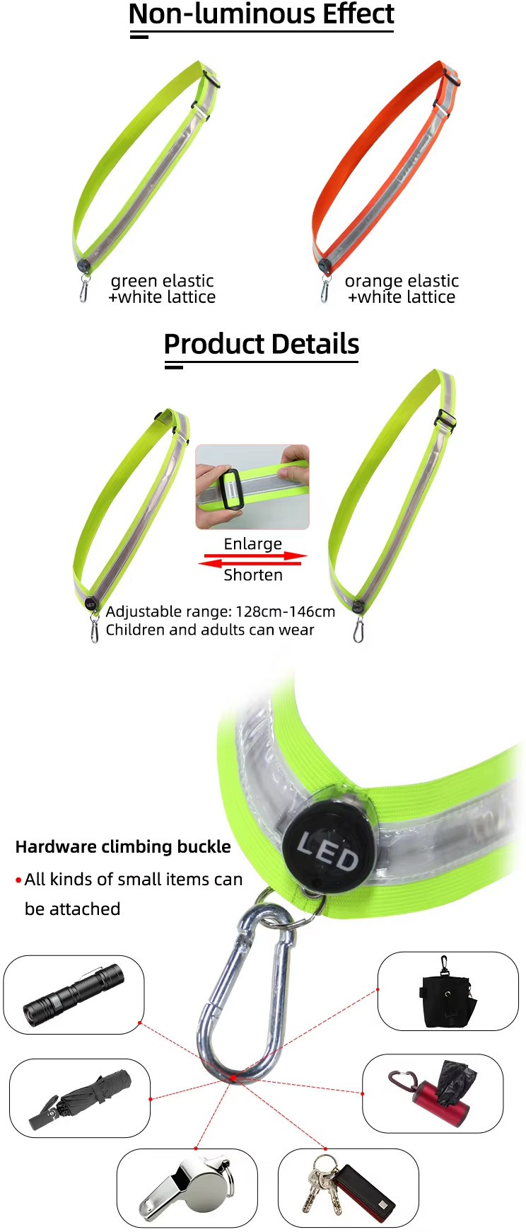 high visibility LED sash for runners and cyclists high visibility LED sash for runners and cyclists
